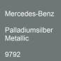 Preview: Mercedes-Benz, Palladiumsilber Metallic, 9792.